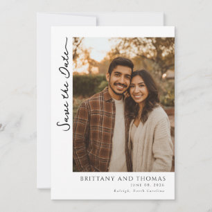 Gemütlich Erdig Modern Foto Save The Date