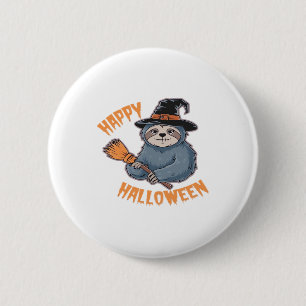 Gemütlich mit unserem Halloween-Sloth-T - Shirt � Button