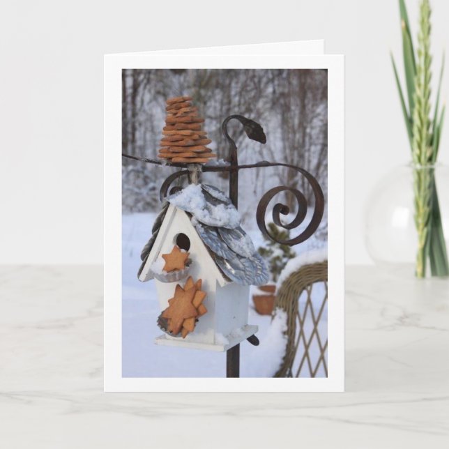 GEMÜTLICH UND WARM INNEN FÜR CHRISTMAS KARTE (Vorderseite)