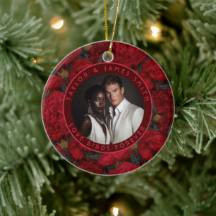 Gemütliche benutzerdefinierte Nelke inspirierte lä Keramik Ornament