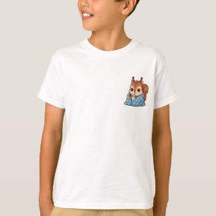 Gemütliche Decke Eichhörnchen Heiße Schokolade Kin T-Shirt