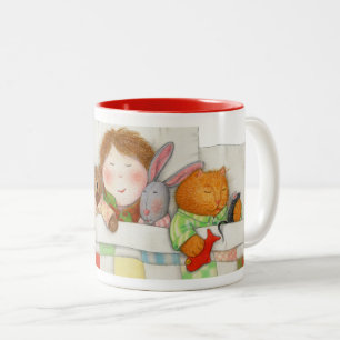 GEMÜTLICHE DECKE Rot Zweifarbig Tasse