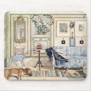 Gemütliche Ecke durch Carl Larsson Mousepad
