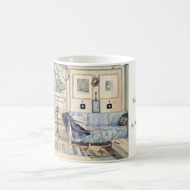Gemütliche Ecke durch Carl Larsson Tasse (Mittel)