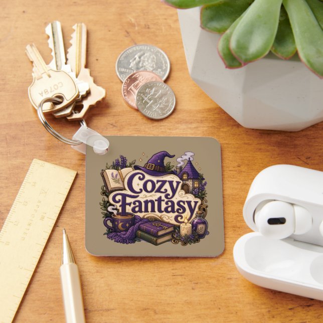 Gemütliche Fantasy Schlüsselanhänger (Schreibtisch)