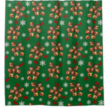 Gemütliche geröstete Kastanien und Schneeflocken W