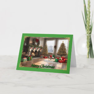 Gemütliche Grüße Weihnachtskarte Karte