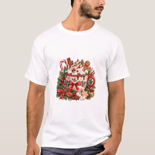 Gemütliche Heiße Kakao Kekse Weihnachten T-Shirt