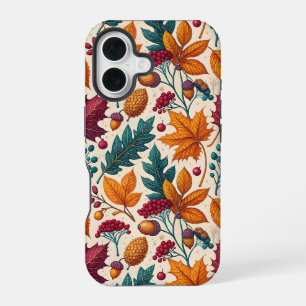 Gemütliche Herbst-Handyhülle iPhone 16 Hülle