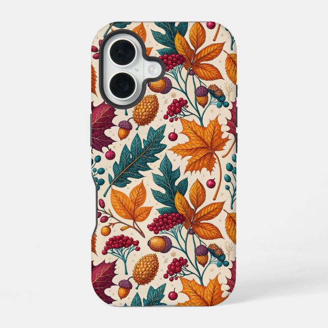 Gemütliche Herbst-Handyhülle iPhone 16 Hülle (Rückseite)