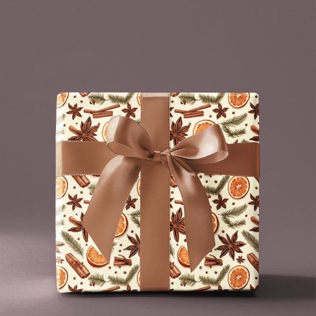 Gemütliche Herbst-Spice-Wrapping Papier Rolle Geschenkpapier (Von Creator hochgeladen)