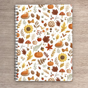 Gemütliche Herbstästhetik, Herbst-Kürbisernte-Must Notizbuch