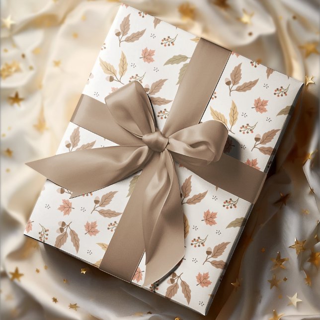 Gemütliche Herbstausgänge Geschenkpapier (Von Creator hochgeladen)