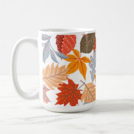 Gemütliche Herbstlaube Herbst Niedliches Muster Kaffeetasse