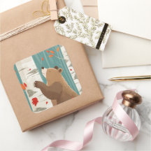 Gemütliche Herbstmomente mit einem Waldbär