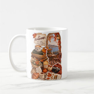 Gemütliche Herbststimmung – Ästhetischer Herbstauf Kaffeetasse