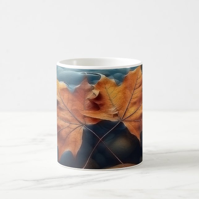Gemütliche Herbsttage Kaffeetasse (Mittel)
