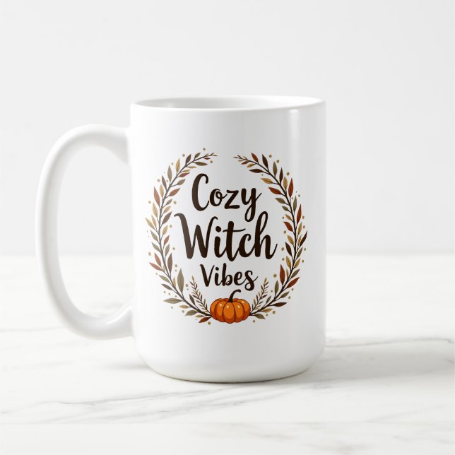 Gemütliche Hexen-Vibes Kaffeetasse (Links)