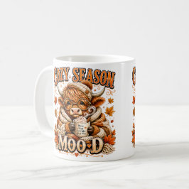 Gemütliche Highland-Cow-Stimmung Kaffeetasse