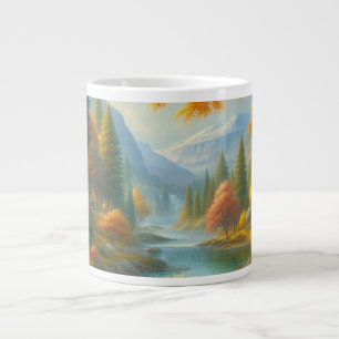 Gemütliche Hütte im Wald Jumbo-Tasse