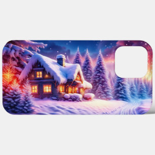 Gemütliche Kabine im Winter Wonderland Phone Case