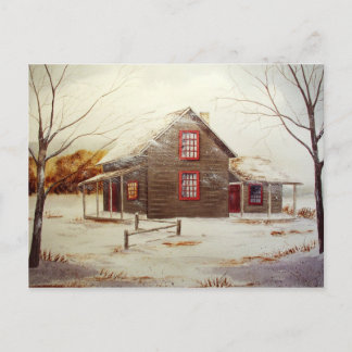 Gemütliche Kabinen-Postkarte Postkarte