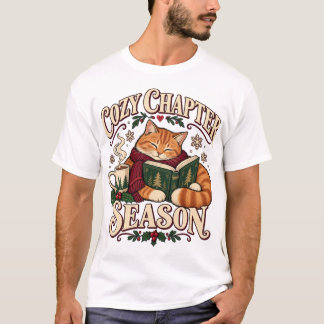 Gemütliche Kapitel Jahreszeit Weihnachtslektüre Ka T-Shirt