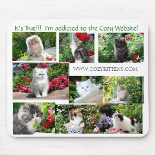 Gemütliche Kätzchen-Mausunterlage Mousepad