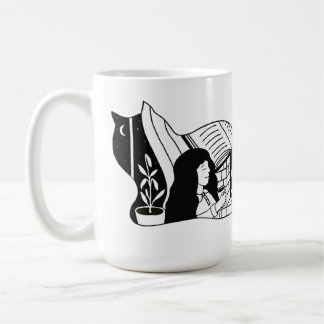 Gemütliche Katze Kaffeetasse