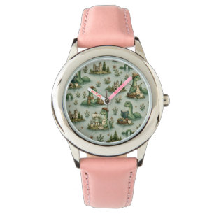 Gemütliche Kryptide Nessie Loch Ness Monster Hobby Armbanduhr