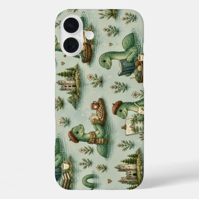 Gemütliche Kryptide Nessie Loch Ness Monster Hobby Case-Mate iPhone Hülle (Rückseite)