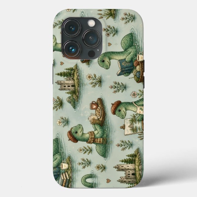 Gemütliche Kryptide Nessie Loch Ness Monster Hobby Case-Mate iPhone Hülle (Rückseite)