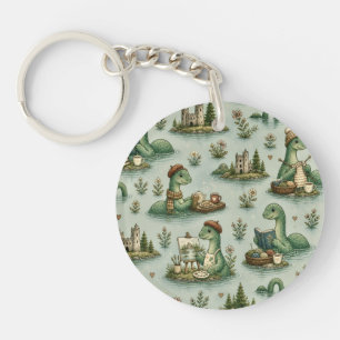 Gemütliche Kryptide Nessie Loch Ness Monster Hobby Schlüsselanhänger