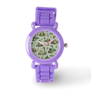 Gemütliche Kryptiden Nessie Loch Ness Monster Hobb Armbanduhr