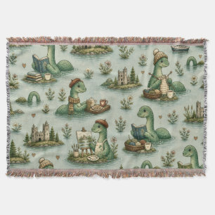 Gemütliche Kryptiden Nessie Loch Ness Monster Hobb Decke