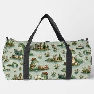Gemütliche Kryptiden Nessie Loch Ness Monster Hobb Duffle Bag