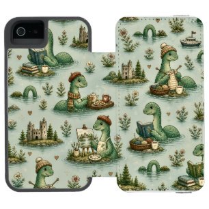 Gemütliche Kryptiden Nessie Loch Ness Monster Hobb Incipio Watson™ iPhone 5 Geldbörsen Hülle