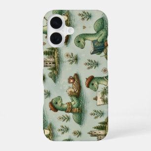 Gemütliche Kryptiden Nessie Loch Ness Monster Hobb iPhone 16 Hülle