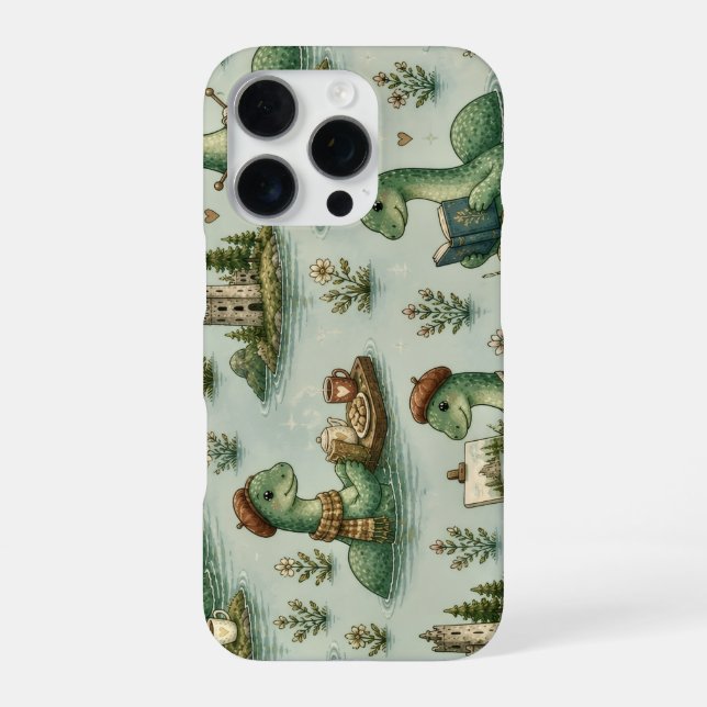 Gemütliche Kryptiden Nessie Loch Ness Monster Hobb iPhone Hülle (Rückseite)