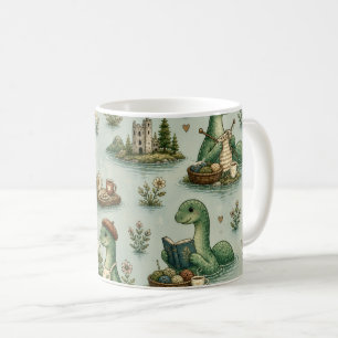 Gemütliche Kryptiden Nessie Loch Ness Monster Hobb Kaffeetasse