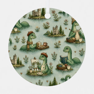 Gemütliche Kryptiden Nessie Loch Ness Monster Hobb Ornament Aus Metall