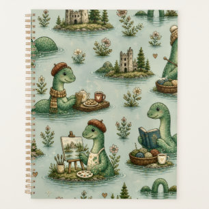 Gemütliche Kryptiden Nessie Loch Ness Monster Hobb Planer