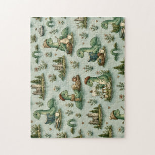 Gemütliche Kryptiden Nessie Loch Ness Monster Hobb Puzzle
