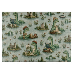 Gemütliche Kryptiden Nessie Loch Ness Monster Hobb Schneidebrett