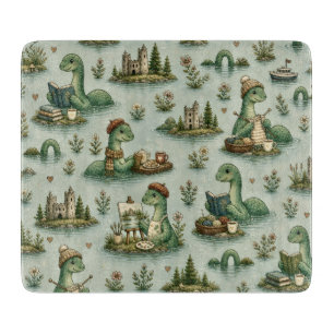 Gemütliche Kryptiden Nessie Loch Ness Monster Hobb Schneidebrett