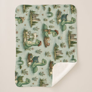 Gemütliche Kryptiden Nessie Loch Ness Monster Hobb Sherpadecke