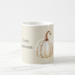 Gemütliche Kürbiscreme Kaffeetasse