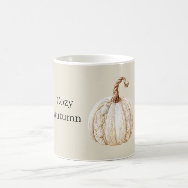 Gemütliche Kürbiscreme Kaffeetasse (Mittel)