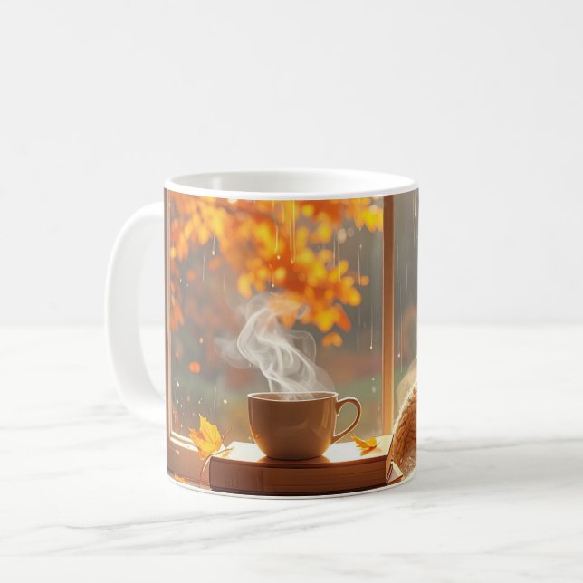 Gemütliche Lesecke Klassischer Becher Kaffeetasse (Vorderseite Links)