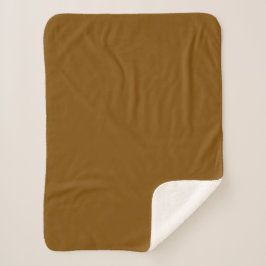 Gemütliche massive braune Decke – Weich, warm, min Sherpadecke